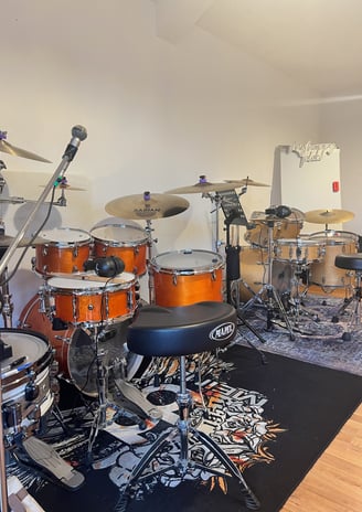 studio cours de batterie tout équipé sur le bassin d'arcachon