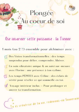 Plongée au coeur de soi