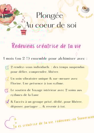 Plongée au coeur de soi