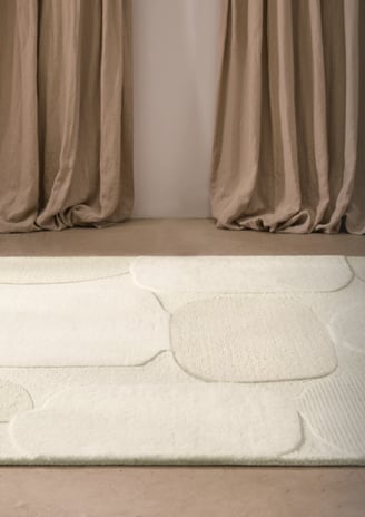 TAPIS MODELE ETRETAT MAISON CASAMANCE 100% LAINE TUFTE MAIN