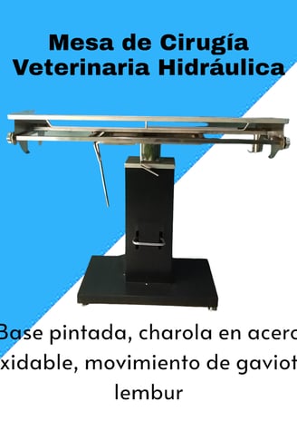 Mesa de cirugía hidráulica base pintada 