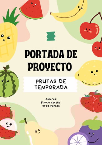 portada de proyecto de frutas