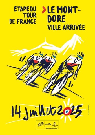 Tour de France 2025 au Mont Dore