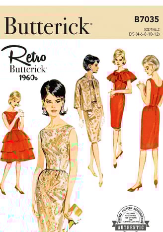B7035 dress pattern tiracooks