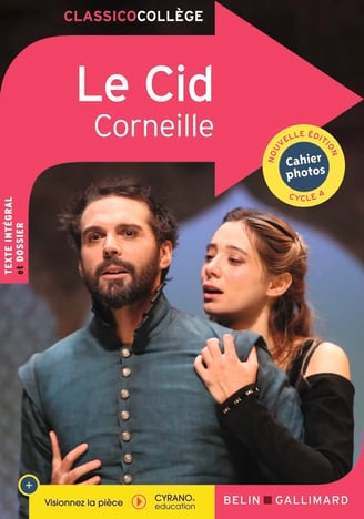 Première de couverture de la pièce de théâtre Le Cid de Pierre Corneille