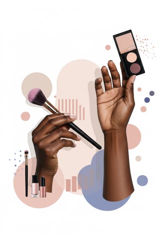 conceptual design of a person holding a brush and palette