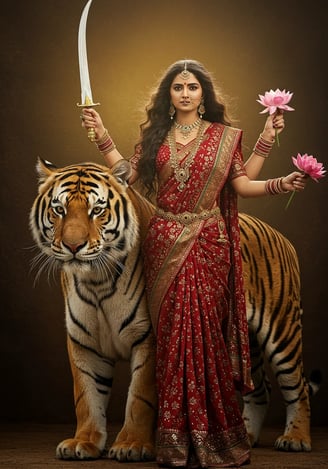 Jumalattarien muuttumisleikki: Durga | © Muse Within 2025