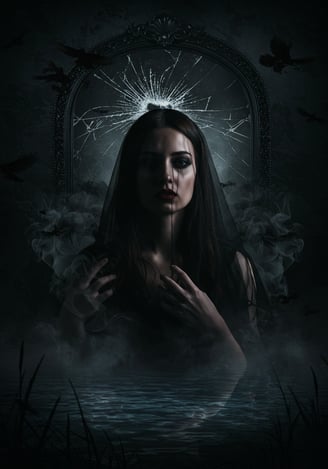 Arkkityyppien juhla – Kuusi ilmentymää feminiinisestä voimasta | Tekoälytaide | Voimaannuttavat muotokuvat | © Muse Within 2