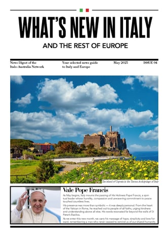What's New In Italy May 2025 cover