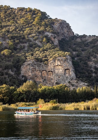 Dalyan tombs of Kaunos