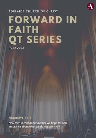 Download the pdf version of the forward in faith quiet time series