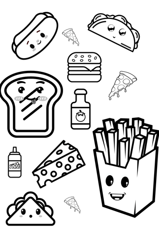 a set of food items including a sandwich, sandwich, and a sandwich