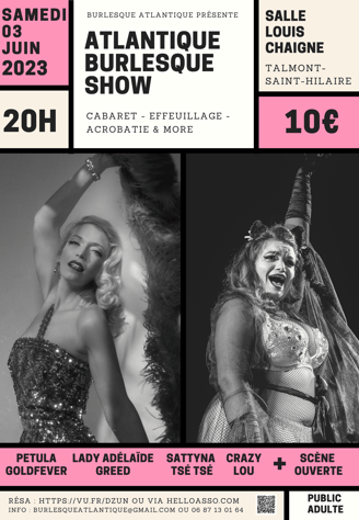 L'Affiche de l'Atlantique Burlesque Show
