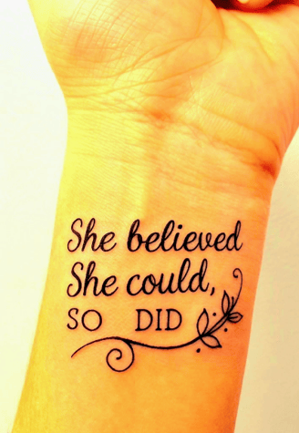 sshe believes 