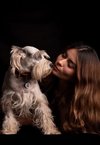 foto familiar de mascotas