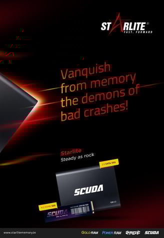 a laptop computer with a red and black background