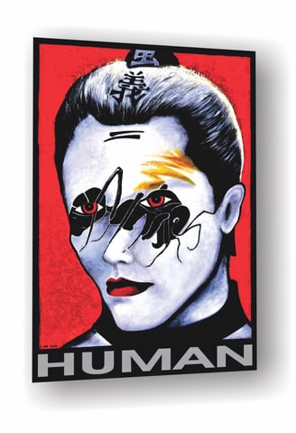 Kabuki Face Human Ant Animal Spirit Portrait