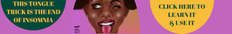 black woman afro puffs tongue out artwork