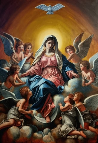 Die unbefleckte Empfängnis - Die heilige Maria, auserwählt als die Mutter Jesu.