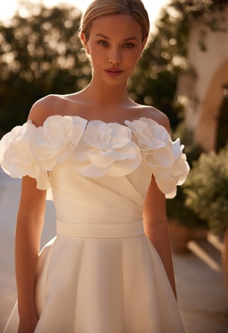 Rochie de mireasa Linie A