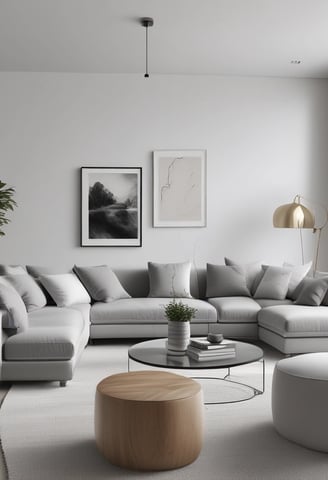 Bright living room with modern inventory