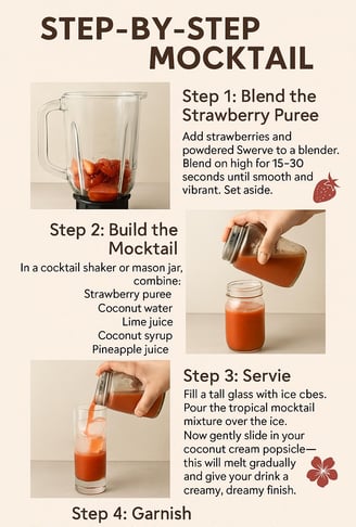 Strawberry mocktail