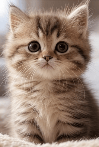 Petit chat trop mignon pour la journée mondiale des animaux