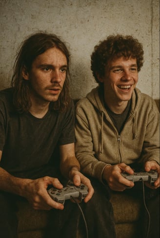 Partie de console entre amis pour la journée nationale des meilleurs amis