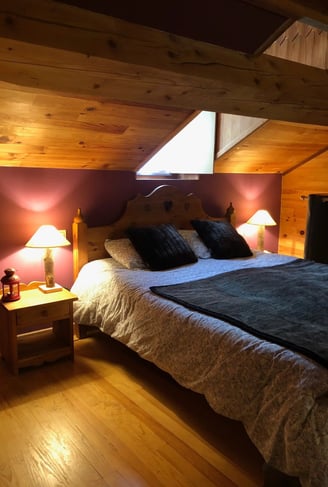 chambre double confortable-Gîte Cauterets