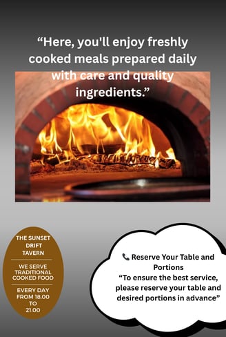 Fresh Prepared Cooked Food , The Sunset Drive, Johns Guesthouse Ksamil