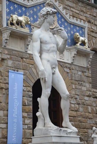 Statue of David in Florence, Italy