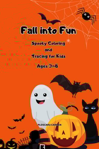 fall into fun - spooky coloring and tracing book for kids , eternalsoulwriter.com