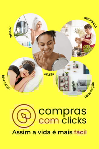 Post institucional da loja comprascomclicks.com criado por jorgeredator.com.br.