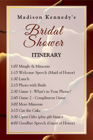 a bridal shower shower party invitation