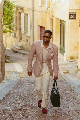 "style inspiration for men with casual tailoring"