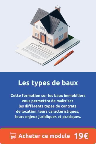 les type de baux immobilier