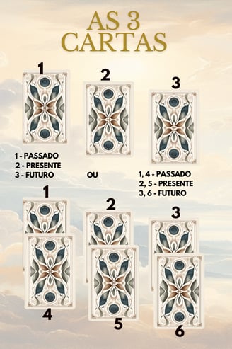 tiragem de tarô 3 cartas