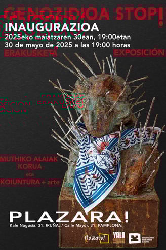 Genocidio STOP 30 de mayo inauguración en Plazará
