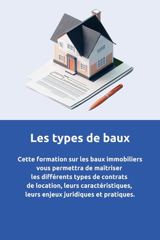 Formation type de baux immobilier