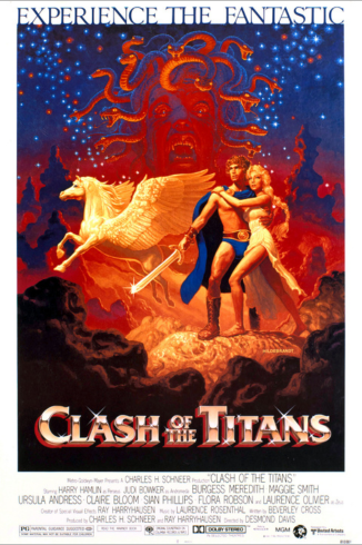  Poster for the film, Clash of the Titans.