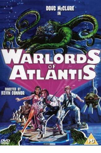 Poster for the film, Warlords of Atlantis.