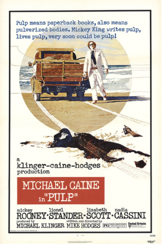 Poster for the Michael Caine movie, Pulp.