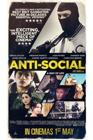 Poster for the film, Anti-Social.