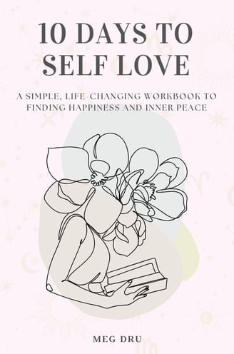 Book cover of '10 Days to Self-Love,' a guide for wellness and inner peace