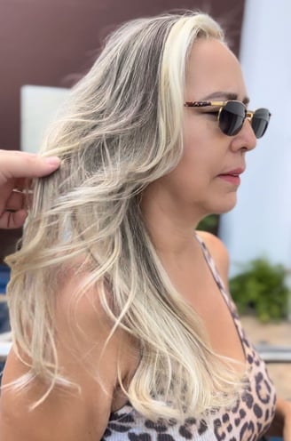 Transformação notável com o cronograma capilar..