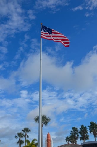 kennedy space center bandiera