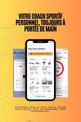 programme sportif personnalisé sur pplication