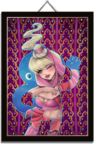 8 Billion Genies framed artwork