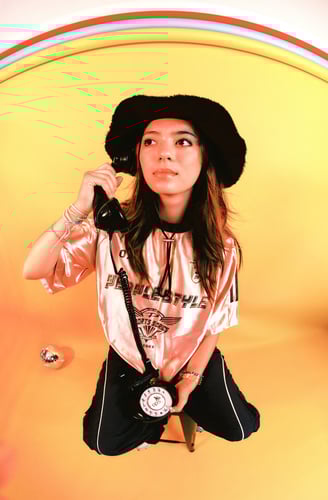 rétro fish eye fashion editorial