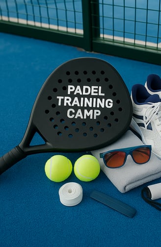 Alles für dein Padel-Trainingscamp: Ausrüstung, Kleidung und Zubehör im Überblick als Packliste  Sag Bescheid, wenn du beides
